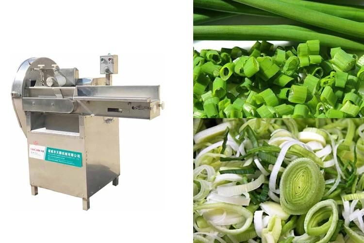 Leaf Cutting Machinery Shredder Machine Leaves and Fruit Green Onion Slicer