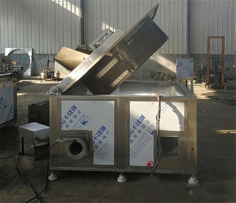 Commercial Gas Fryer with Temperature Control Pork Rinds Mushroom Chicken Frying Machine