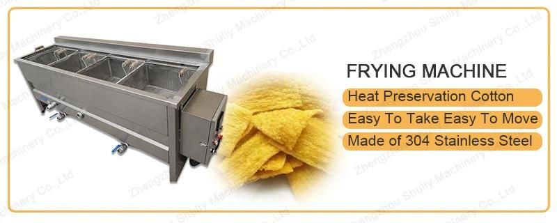Chin Chin Cutting Equipment Chinchin Frying Drying Processing Machine
