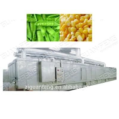 250kg industrial Tunnel Freezer IQF Machine for Food Process Industry