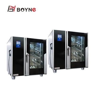 Touch Screen Commercial 10 Trays Electric Combi Oven