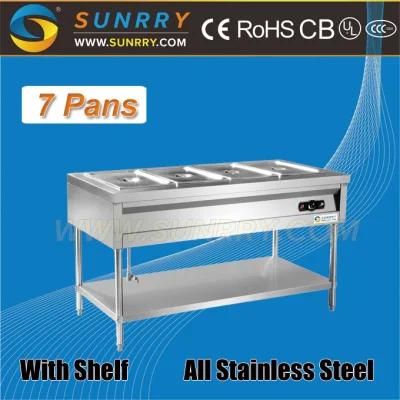 Commercial Electric Display Snacks / Food Warmer Bain Marie with Cabinet