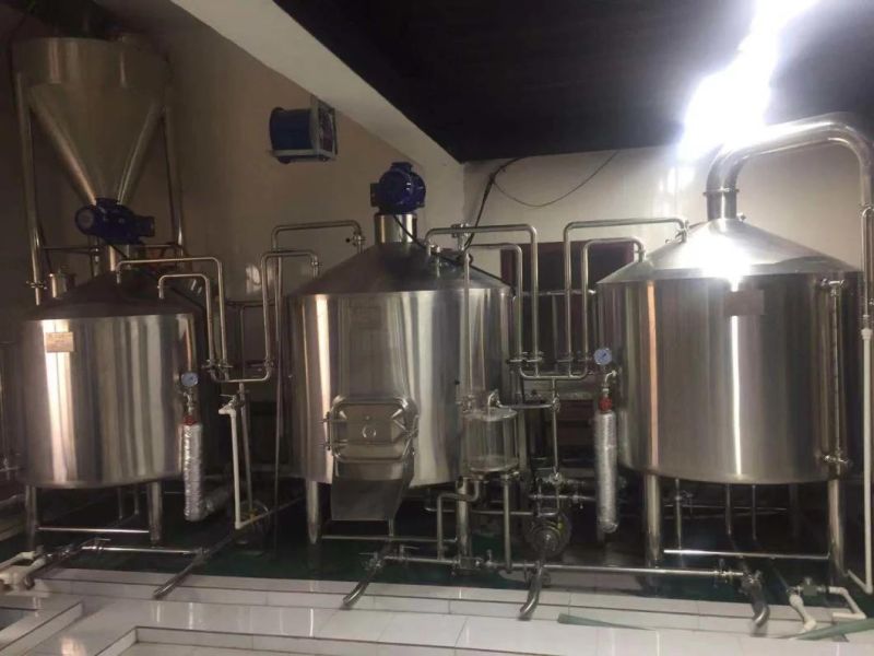 500L 1000L Steam Electric Brewery Industrial Commercial Craft Micro Craft Beer Brewing Equipment