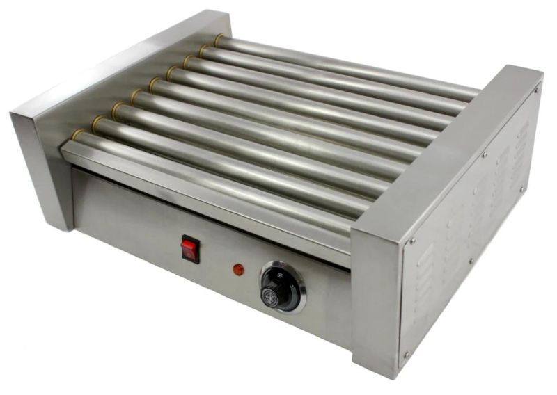 Electric Roller Hot-Dog Grill (WHD-9) Ce Bakery Equipment BBQ Catering Equipment Food Machine Kitchen Equipment Hotel Equipment Baking Machine
