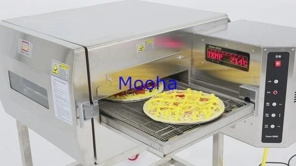 Digital Panel Electric Gas Conveyor Pizza Baking Oven with Tunnel