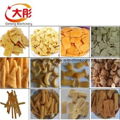 Fried Wheat Flour Snack Food Making Extruder Machine