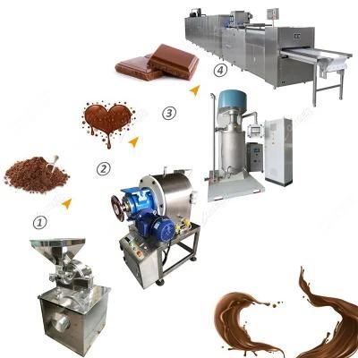 Mini Wafer Chocolate Moulding Enrobing Processing Line Production Chocolate Molding Line