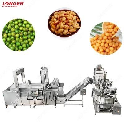 Auto Donut Frying Machine Coated Peanuts Frying Line Price Peanuts Groundnut Frying ...