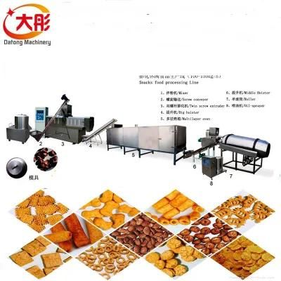 Twin Screw Puff Snacks Food Processing Machine Price