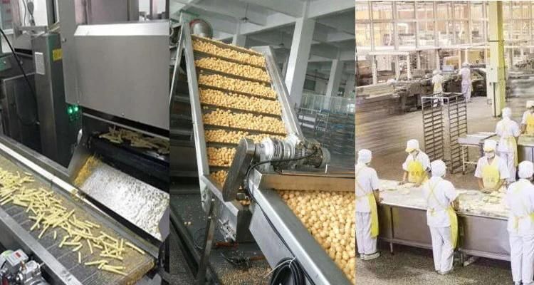 Electric Continous Frying Machine Food Conveyor Belt Eggplant Deep Fryer