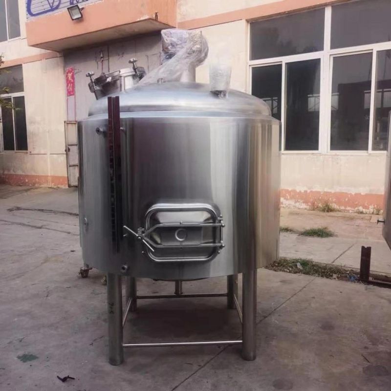 1000L Direct Fire Heating Beer Brewhouse with 3 Vessels for Draft Beer Brewing System