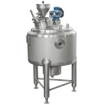 Weishu Stainless Steel 304 Emulsifying Tank for Food Manufacturer