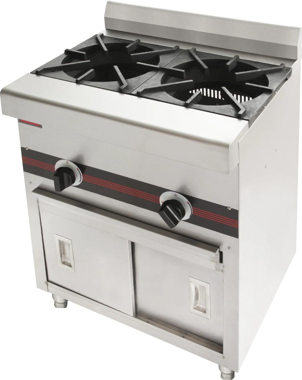 Heavy Duty 2 Burner Gas Stove Cooker Kitchen Equipment