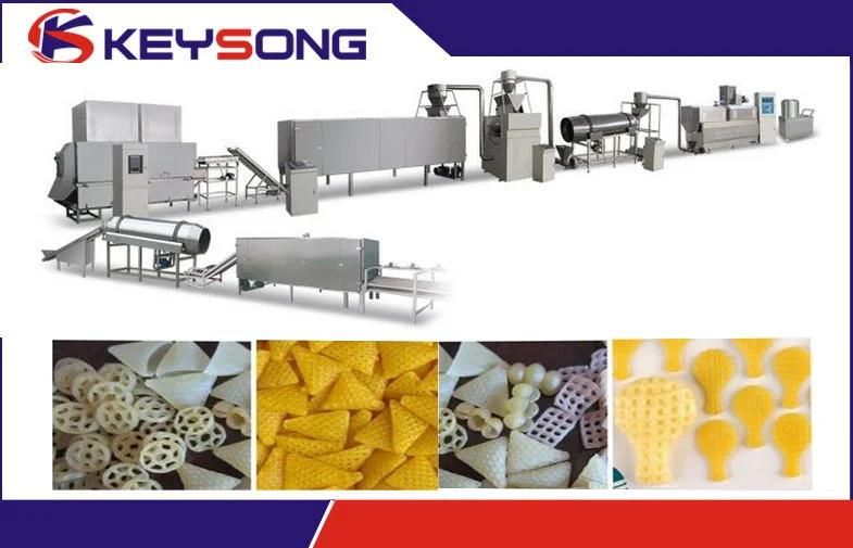 Full Automatic Twin Screw Food Snack Puff Extruder