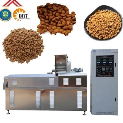 Pet Dog Food Pellet Extruder Machinery Making Extruding Production Equipment Plant Seller