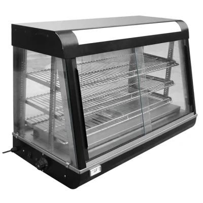 Electric Food Warming Display Showcase/ High Efficiency Hot Food Warmer Showcase