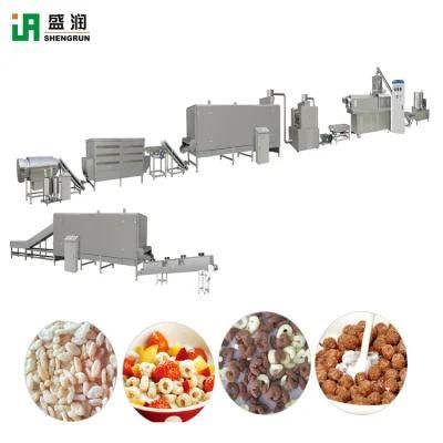 Puffed Rice Maker Machinery Snack Food Production Line Factory