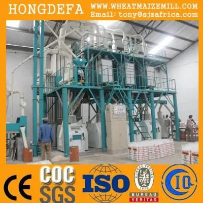 50t/24h Degerminating Maize Corn Flour Milling Machine for Kenya