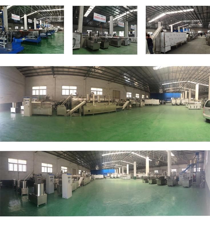 Extruider Tvp Tsp Texturing Soya Nuggets Meat Production Line Machine