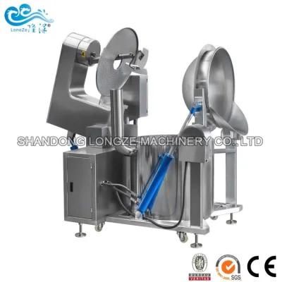 Large Capacity Industrial Caramel Salt Flavour Gas Fired Popcorn Making Machine