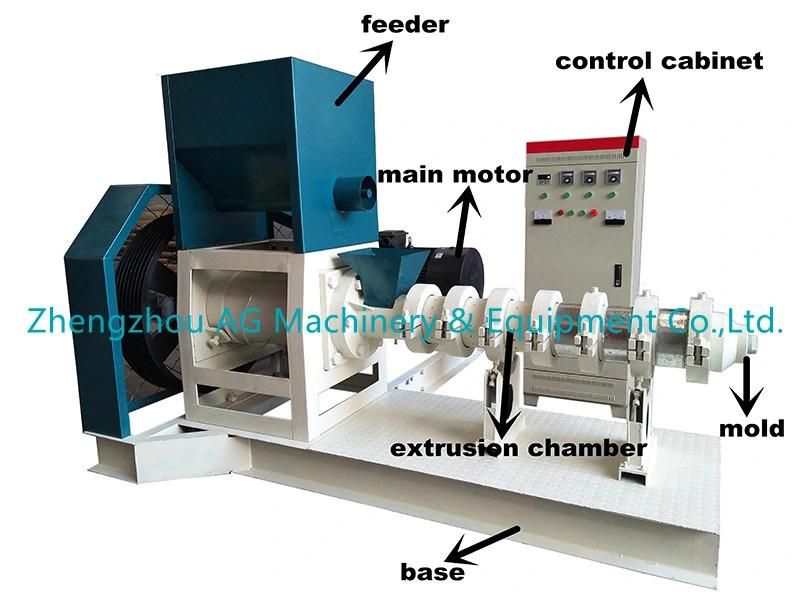 Best Quality Corn and Grain Extruder Single Screw Extruder for Feed