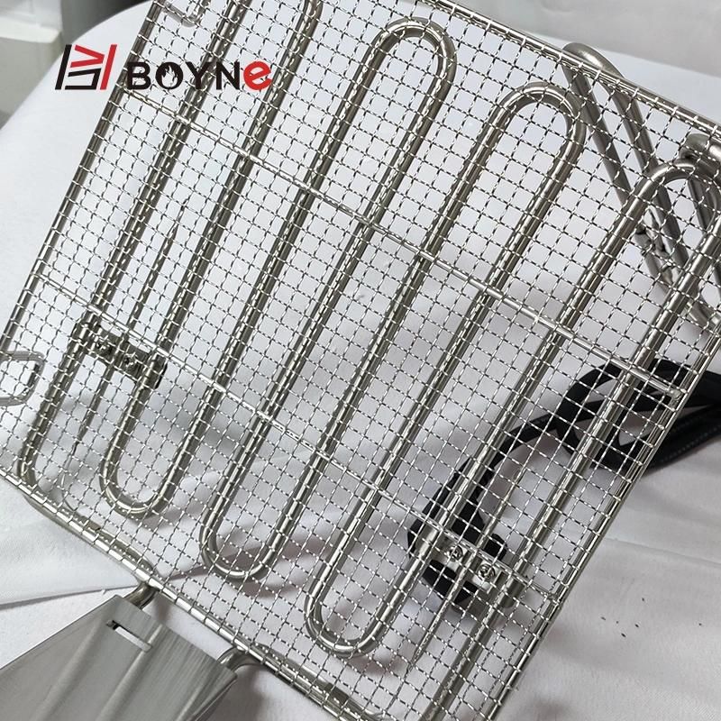 Double Tank 11L Table Top Electric Stainless Steel Deep Fryer