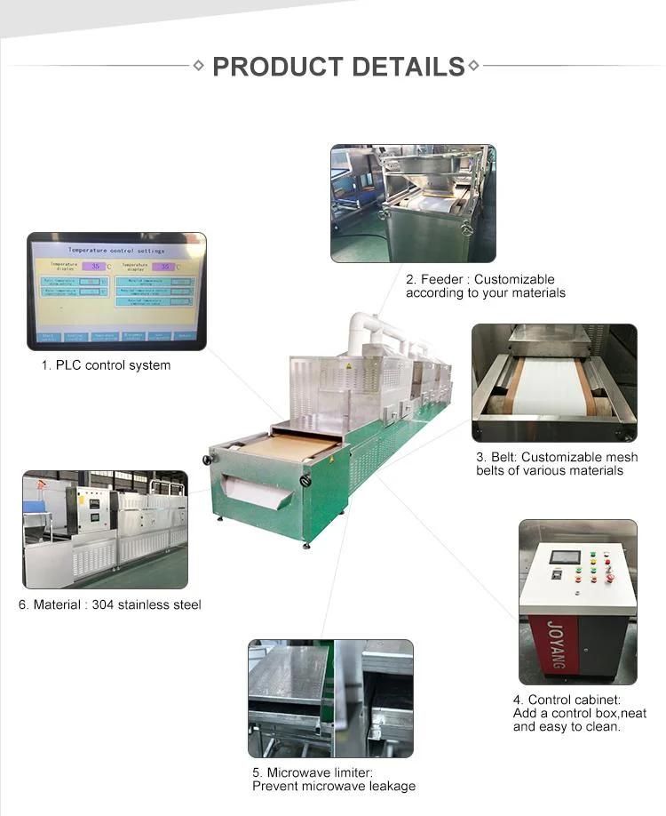 Curry Powder Microwave Drying Spice Sterilization Machine