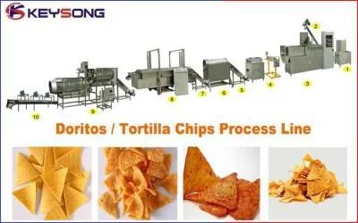 China Low Price Fried Doritos Tortilla Triangle Chip Processing Line