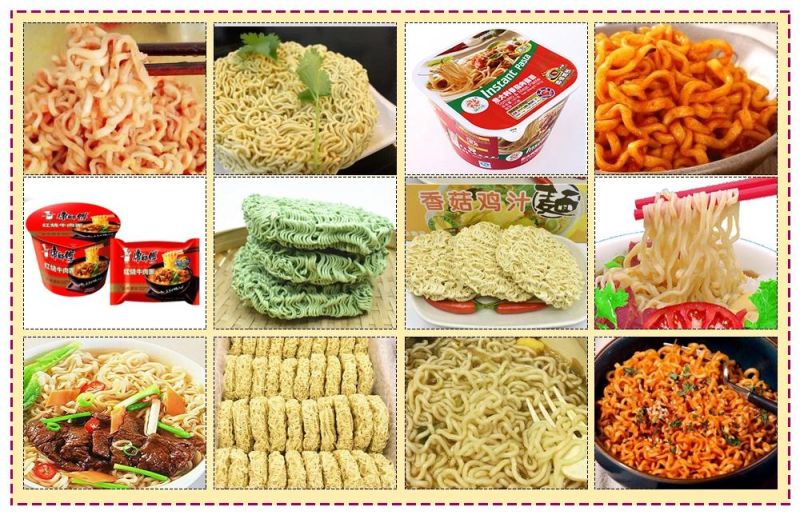 Factrory Price Instannt Noodle Machine Fried Instant Noodles Making Processing Line for Sale