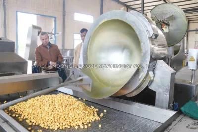 High Capacity Mushroom Caramel Chocolate Popcorn Machine Manufacturer Snack Machine for ...