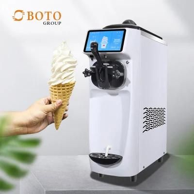 Stainless Steel Softy Ice Cream Vending Machine