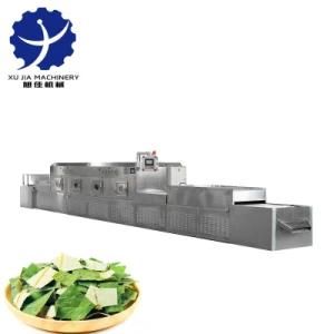 Microwave Ginkgo Leaves Drying Machine Microwave Fixation Equipment