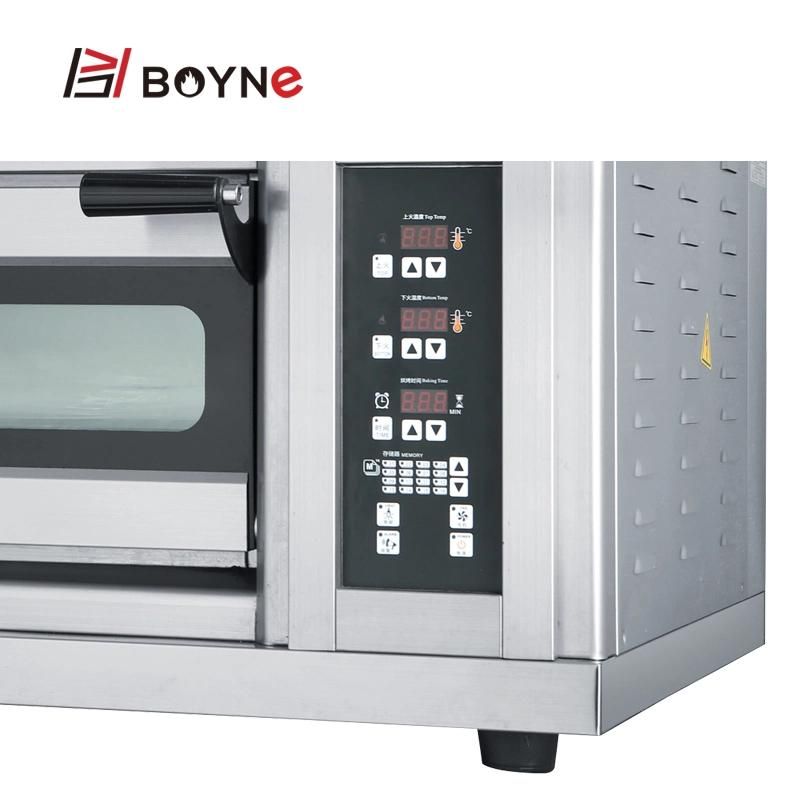Commercial Microcomputer Two Deck Four Trays Electrci Baking Oven