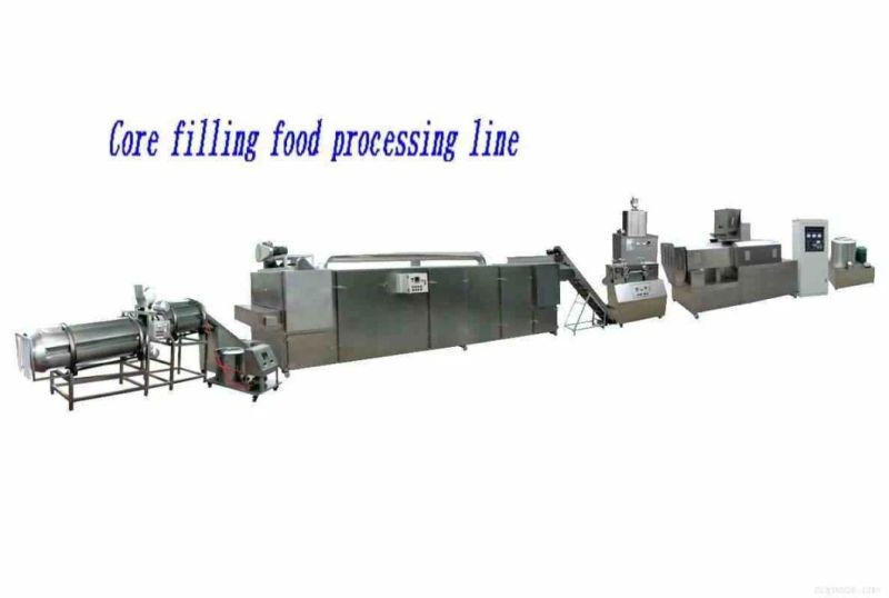 Automatic Core Filling Manufacturing Line Maize Snack Food Maker