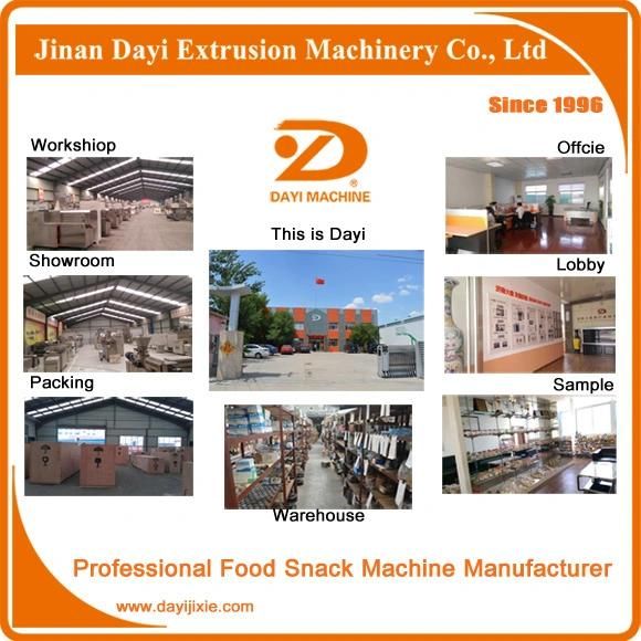 Double Screw Fried Puff Ball Crispy Bugle Chip Core Filled Maize Flour Small Corn Puff Food Snack Extruder Machine