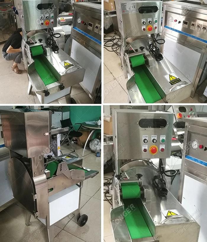 Industrial Lettuce Shredding Leaf Vegetable Spinach Cutting Machine