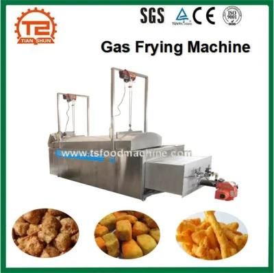 Continuous Snack Food Gas Frying Machine/Ce Fryer