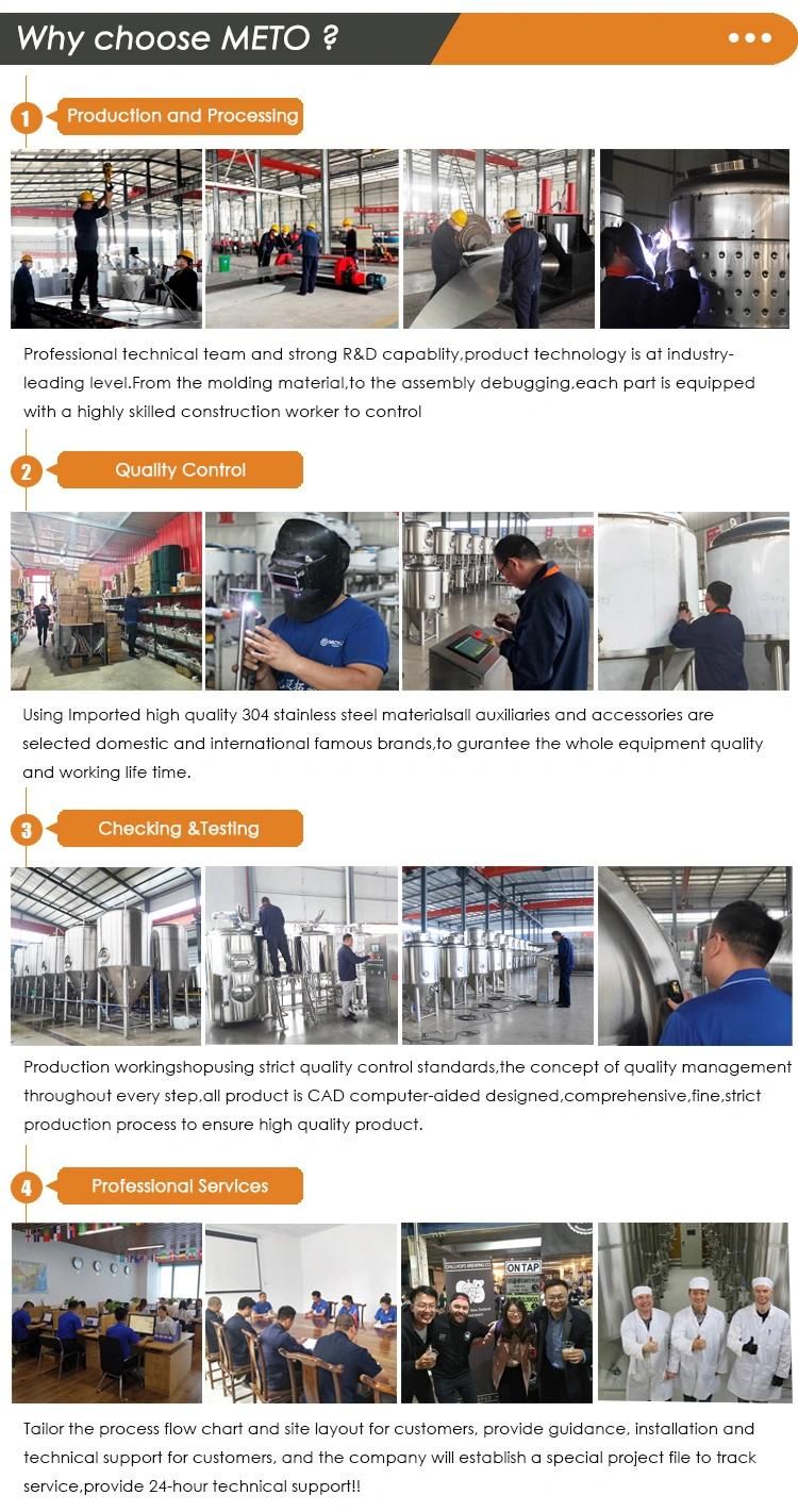 2000L 3000L Stainless Steel Commercial Beer Brewery Equipment for Plant