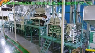 Turnkey Rice Milling Machine 80-100tpd Complete Set with Steel Platform Auto Rice Milling ...
