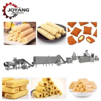 Capacity 140 - 500 Kg / H Exturder Machine Puff Corn Snack Production Making Machine