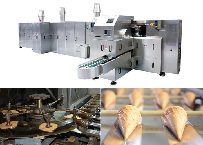 Versatile Fully Automatic Cake Cone Machine of 28 Molds (3 cavities)