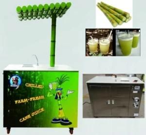 High Quality Sugarcane Juice Machine with Chiller