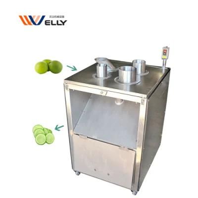 Automatic Press Down Pumpkin Cucumber Garlic Onion Slicer Machine Stable Property