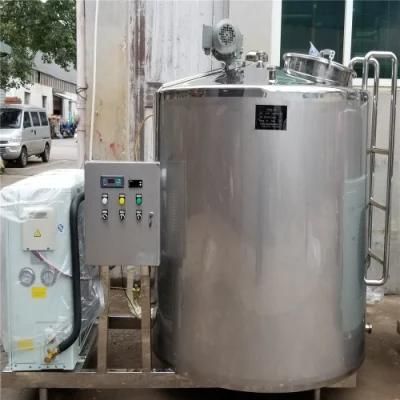 Stainless Steel Dairy Milk Cooling Tanks with Direct Expansion Refrigeration