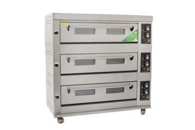 Three Layers Bakery Oven/Electric Deck Oven (3 decks 9 trays)