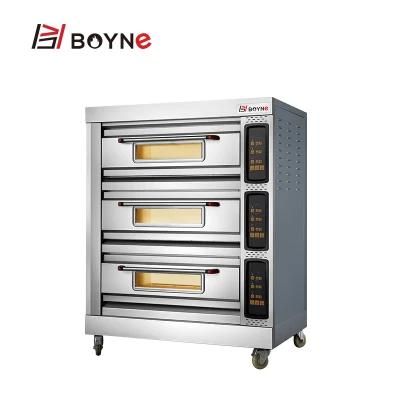 Commercial Electric Three Layer Six Trays Baking Oven