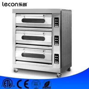 Commercial Digital Control 3 Layers Baking Pizza Oven