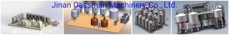 Cassman Stainless Steel Brewery Equipment 2 Vessels or Combined 3 Vessels Beer Brewing Machine for Sale