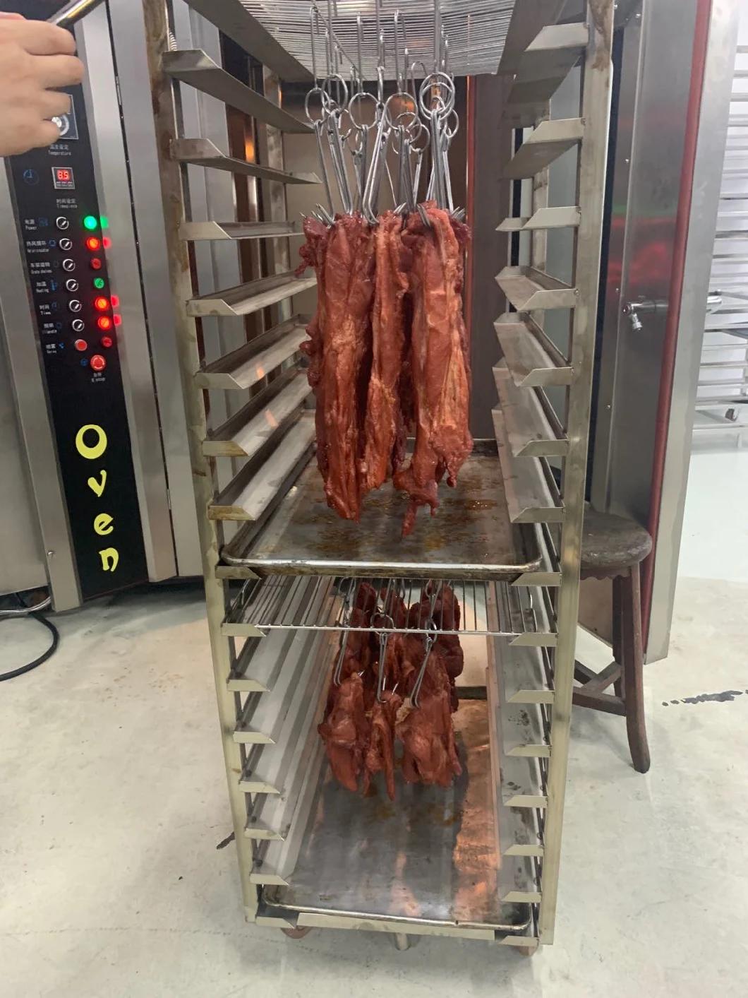 Commercial 64 Trays Rotary Ovens 2 Trolley Rotary Rack Oven for Bakery / Baking China Supplier Rotary Rack Oven Electric Rotary Rack Oven Equipment for Sale