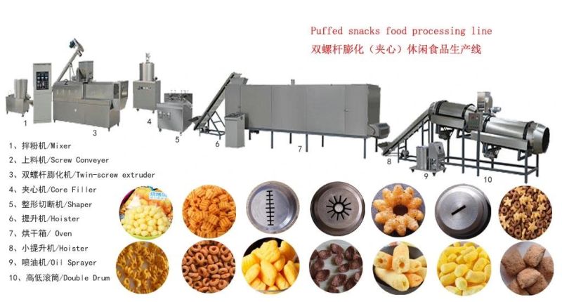 Core Filled Snacks Food Machine Machinery